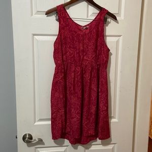 Ecote Pink Flower Dress
